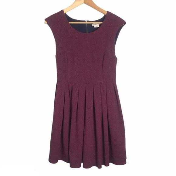 Urban Outfitters Cooperative Chevron Skater Dress - Picture 2 of 10
